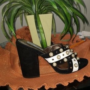 Steve Madden Women's Cove Dress Sandal, Black/ Mul